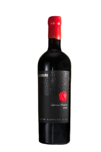vin géorgien rouge saperavi reserve sec