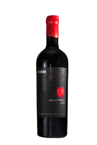 vin géorgien rouge saperavi reserve sec