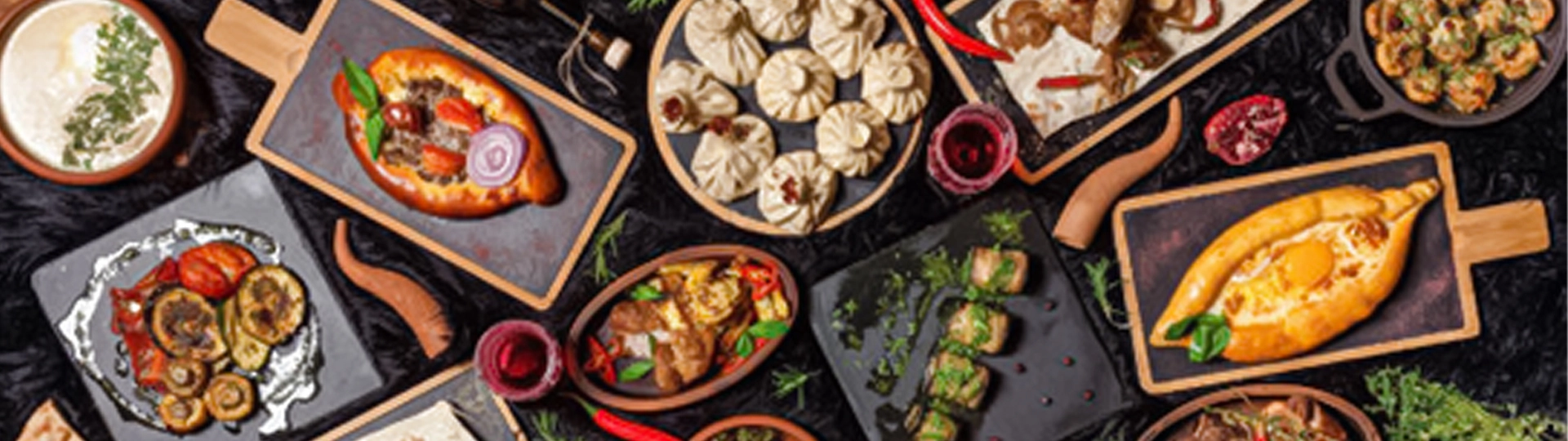 Entete page menu chez magda cuisine géorgienne réstaurant 19ème paris